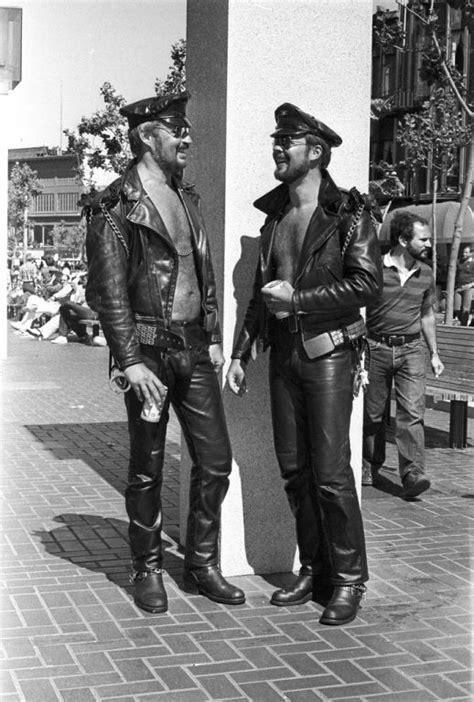 Leather Enthusiasts At The 1978 San Francisco Gay Day Parade Roldschoolcool
