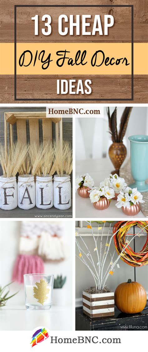 13 Best Cheap Diy Fall Decor Ideas And Designs For 2022