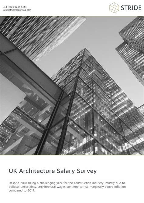 Pdf Uk Architecture Salary Survey Stride Recruitment · Uk