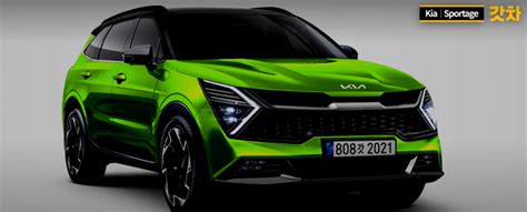 A 2022 Kia Sportage Rendering In Stunning Colors