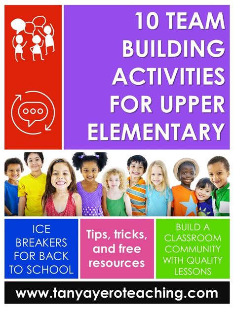 10 Team Building Activities For Upper Elementary Classroom Games
