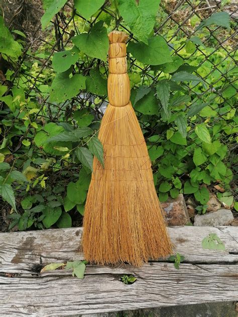 Vintage Broom 24 Handmade Broomhome Decornaturale Etsy Singapore