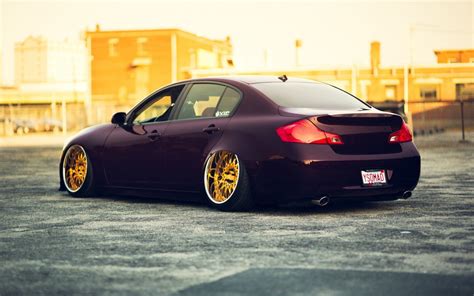 Wallpaper Bmw Sports Car Coupe Stance Infiniti G35 Lowered