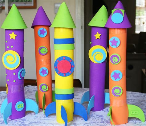 Easy To Make Rocket Ships Kids Crafts Craft Projects For Kids Summer