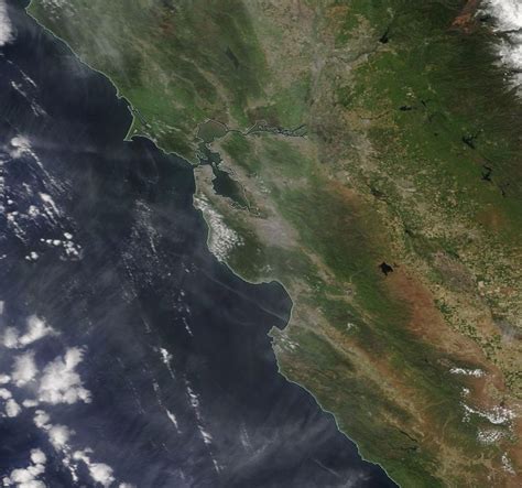Nice Satellite View Of The Sf Bay Area Today Cawx