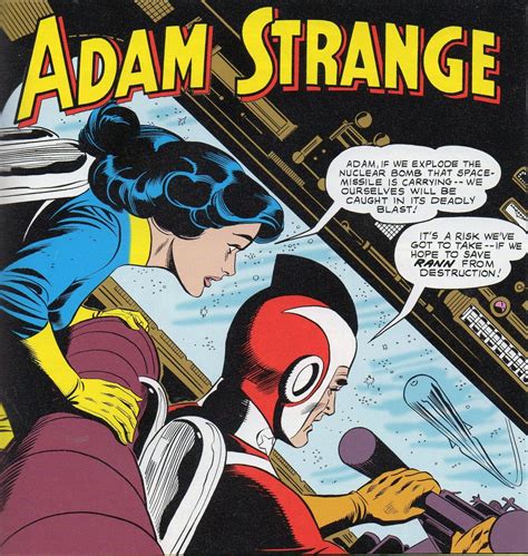 Adam Strange Adam Strange Strange Comic Book Cover