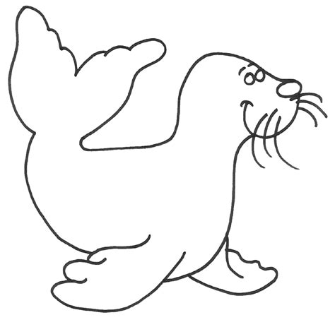 Free Animals Monk Seal Printable Coloring Pages For Preschool