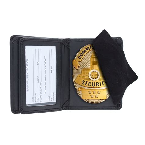 Asr Federal Law Enforcement Rfid Leather Badge Wallet And Id Many