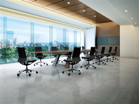 A conference room is where we all spend so much time in. Striking Minimalistic Conference Table - Ambience Doré