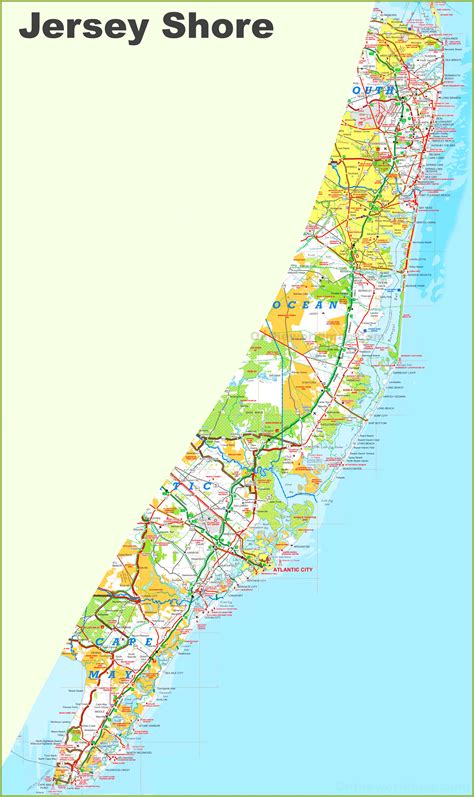 Ma Dai 17 Verità Che Devi Conoscere Jersey Shore Beaches Map Season