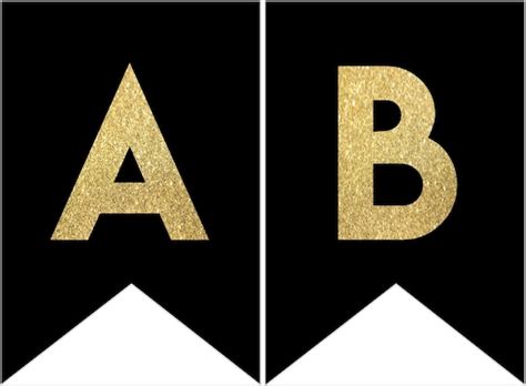 Gold Glitter Party Banner Gold And Black Party Decor Etsy In 2022 Gold