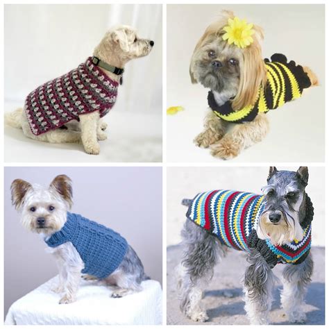 12 Crochet Dog Sweater Patterns For Your Fur Babies