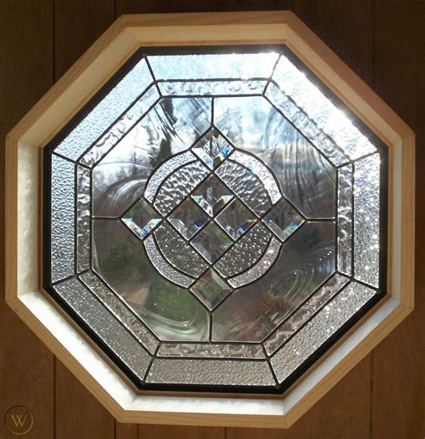 Octagon Window 45in Jamb 24rough Opening Stained Glass Panel Double