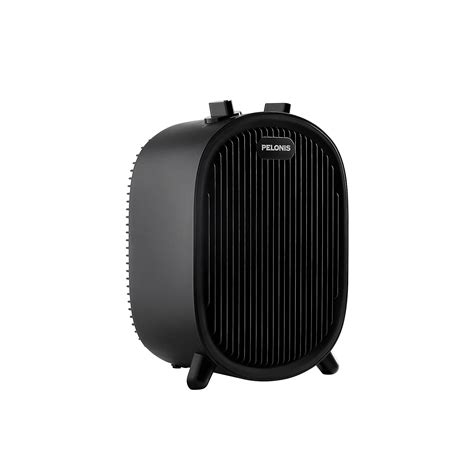 Pelonis In Mini Portable Electric Fan Heater W Heat Settings Fan Mode Quiet