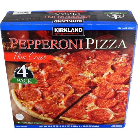 Best Costco Frozen Food Kirkland Thin Crust Pepperoni Pizza 15