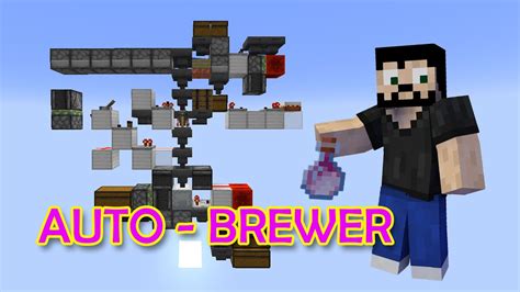 Advanced Tileable Automatic Brewing System Redstone Tutorial Youtube