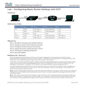 lab configuring basic router settings with CCP kho tài liệu bách khoa