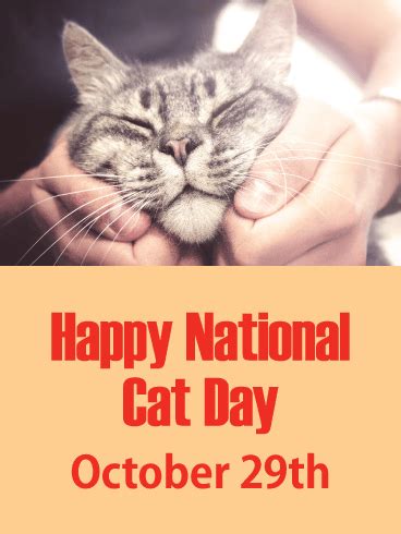 International cat day is held every year on august, 8th. National Cat Day Cards 2020, Happy National Cat Day ...