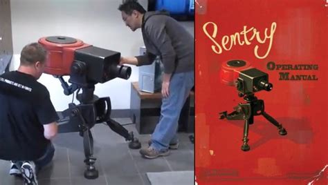 Full Size Target Tracking Tf2 Sentry Gun Installed At Valve Hq