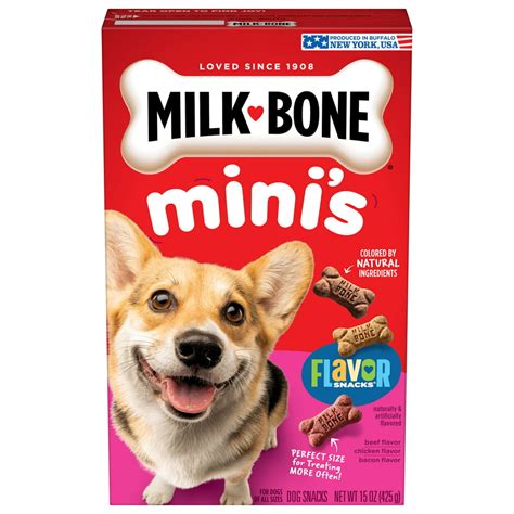 Milk Bone Minis Flavor Snacks Dog Biscuits 15 Ounce