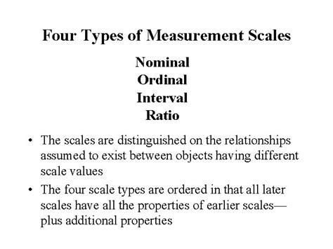 Measurement And Measurement Scales Measurement Is The Foundation