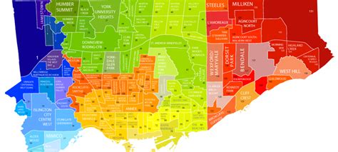Map Of Toronto Neighborhoods Long Dark Mystery Lake Map