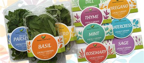 Fresh Herb Packaging On Behance