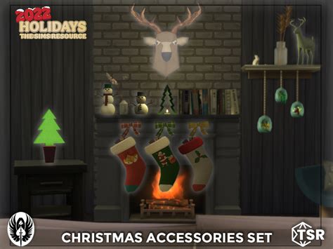 The Sims Resource Christmas Accessories Set Part Ii