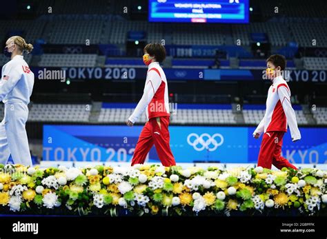 Tokyo Japan 5th Aug 2021 Chinas Chen Yuxi C Quan Hongchan R