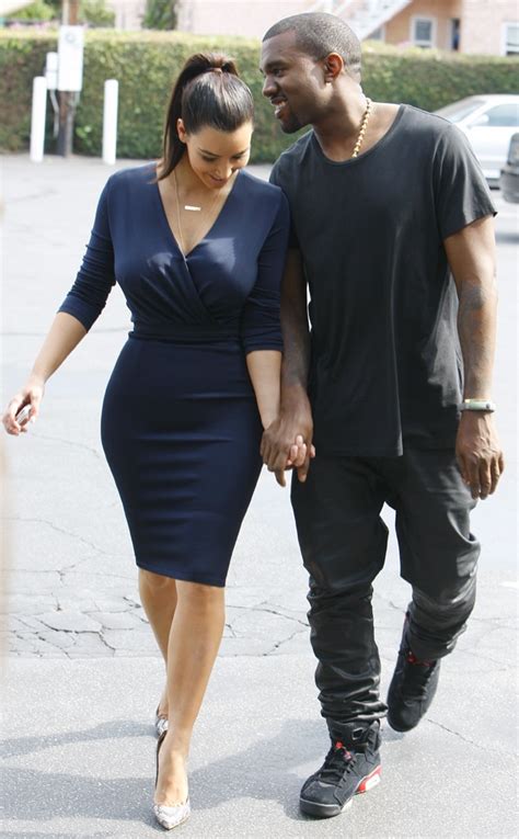 Pda Perfection From Kim Kardashian And Kanye Wests Cutest Photos E News