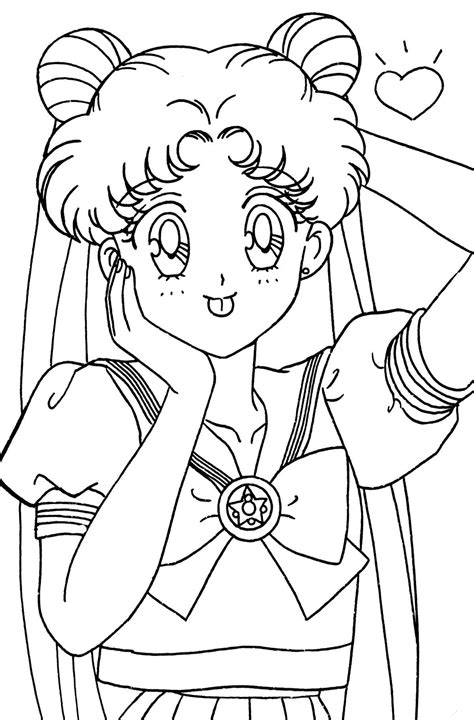 Sailor Moon Coloring Book Xeelha En 2020 Colorear Anime Dibujos De
