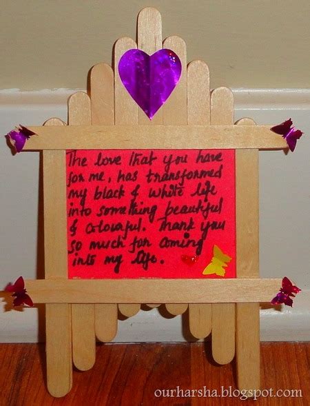 Craft Stick Card | Fun Family Crafts