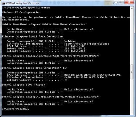 Full Details Of Ipconfig Command In Windows Starhackx