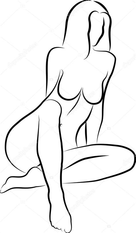 Naked Woman Stock Vector Image By Mtmmarek