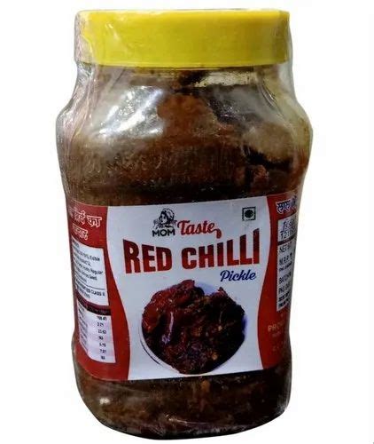 Spicy Mom Taste Red Chilli Pickel Packaging Type Jar Packaging Size