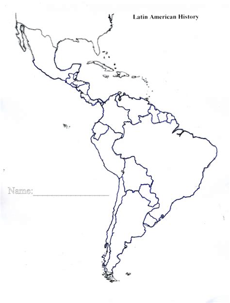 Latin America Map Quiz Printable Printable Maps