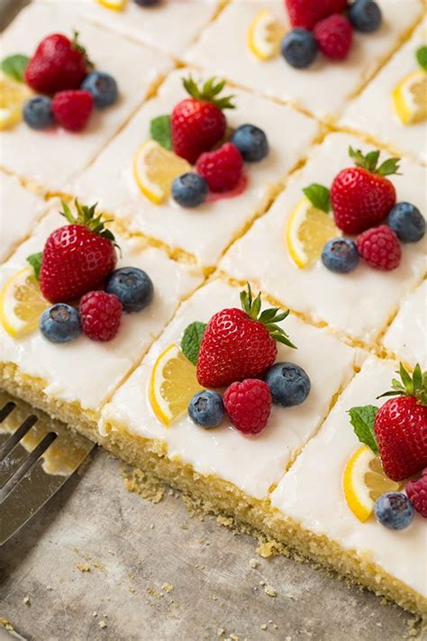 Maybe you would like to learn more about one of these? Lemon Sheet Cake - Cooking Classy
