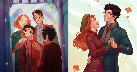 This is based on what we know of these two charcaters from the five hp books. Harry Potter: 10 Fan Art Pictures Of Lily & James Potter ...