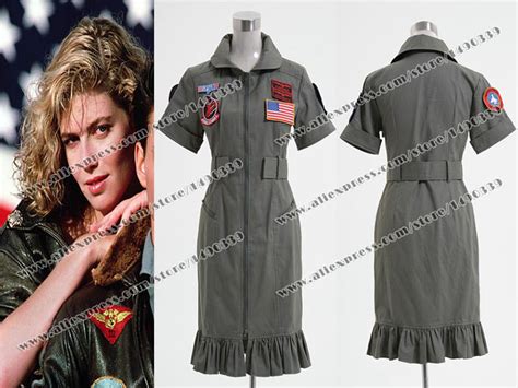 Top Gun Movie Charlie Flight Cosplay Costume Lady Dress Outfit