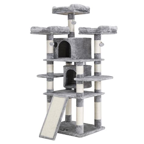 Kitten care cat aesthetic cat care tips. FEANDREA 67 inches Multi-Level Cat Tree for Large Cats ...