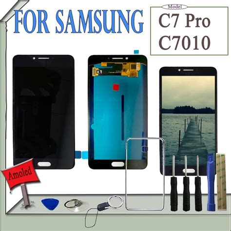 Szmugua Super Amoled Lcd Display C7 Pro For Samsung Galaxy C7 Pro C7010