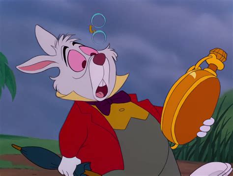 Le Lapin Blanc Personnage Alice Au Pays Des Merveilles Disney