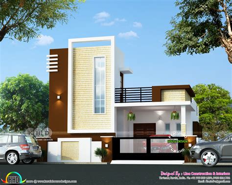 2 Bhk Single Storied Contemporary Home Kerala Home Design And Floor