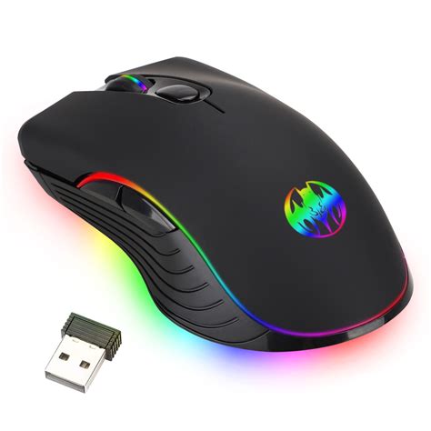 G06 Rechargeable 24ghz Wireless Gaming Mouse With Usb Receiver 7