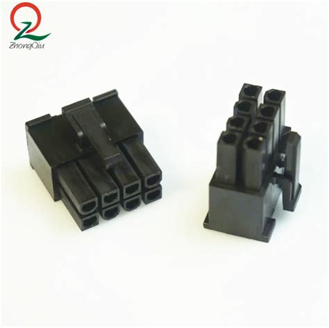 8 Pin Black Molex 5557 Male Power 42mm Connector Buy Molex 5557