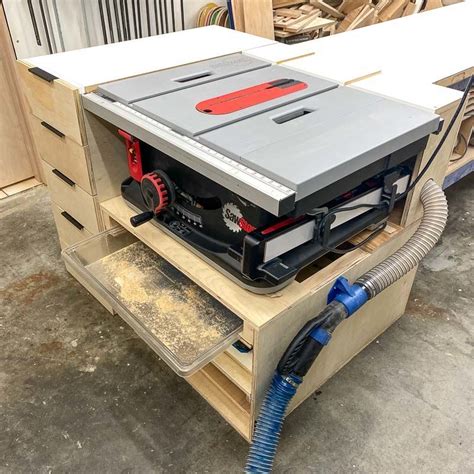 Diy Table Saw Stand With Plans Diy Table Saw Table Saw Stand Table
