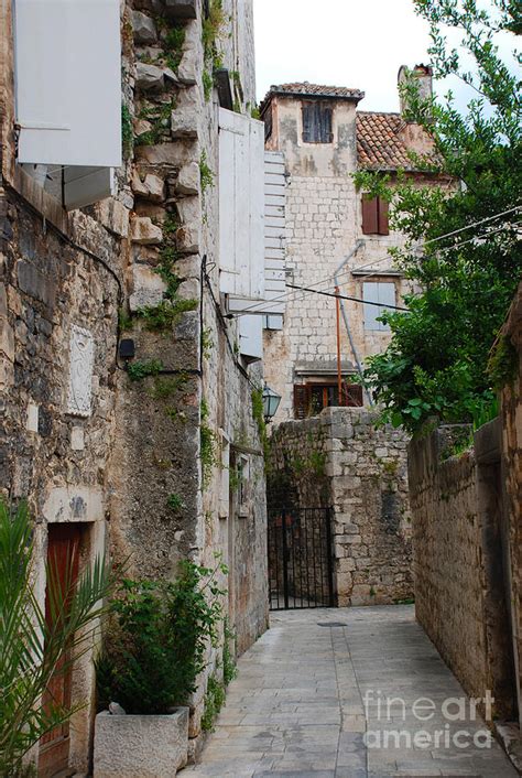 Trogir Croatia Walkway Stone Buildings Photograph By Just Eclectic