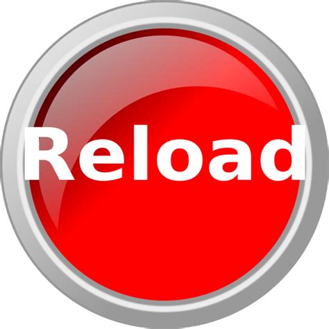 Red Reload Button Clip Art At Vector Clip Art Online