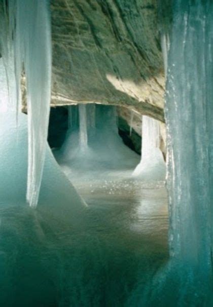 Dobsinska Ice Cave Slovakia Is Included In The Unesco World Heritage
