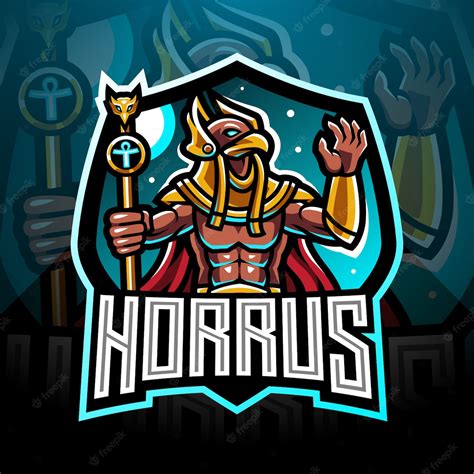 Premium Vector Horus Esport Mascot Logo Design